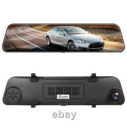 12 Pouces Android 8.1 4g Hd Dvr Gps Nav Bluetooth Rearview Mirror Dash Cam