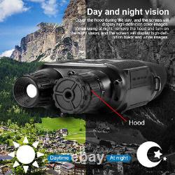 2x Zoom Jumelles Numériques Vision De Nuit Gants Photo Enregistreur Avec 4 LCD