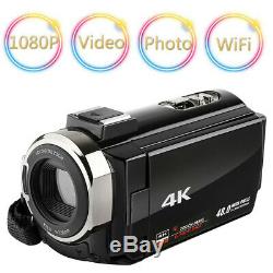 4k Wifi 1080p Hd 48mp 16x Caméscope Caméra Vidéo Numérique DV Night Vision Us