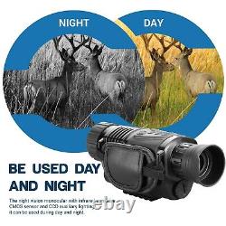 5x40 Digital Night Vision Monoculaire Caméra Vidéo Hd Infrarouge Ir 1,5 Pouce Écran