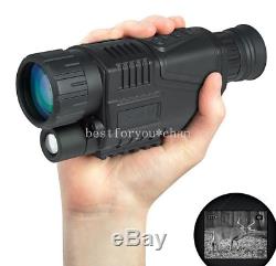 5x40 Infrared Ir Digital 1.44 LCD Monoculaire Zoom Night Vision Scope Vidéo Photo