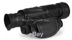 5x40 Infrared Ir Digital 1.44 LCD Monoculaire Zoom Night Vision Scope Vidéo Photo