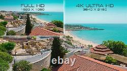 8 Canal (4) 4k 8mp 4x Motorized Zoom MIC Ip Poe Ai Dome Security Camera System