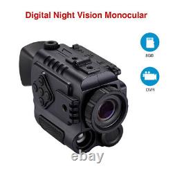 8 Go 5x Digital Infrared Night Vision Monocular Auto Ir Wild Scouting Riflescope
