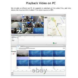 8ch Gps Wifi 4g Ahd Hdd Mdvr Car Dvr Video Recorder Kit 10 Monitor 1080p Caméra