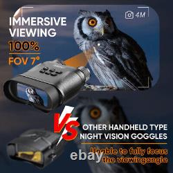 APEXEL 12x Vidéo Zoom Numérique Vision Nocturne Jumelles de Chasse Infrarouge Caméra IR