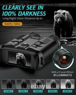 Actbot Night Vision 8x Digital Zoom Jumelles 1080p Fhd Darkness Navigation 32g