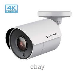 Amcrest 4k Ultrahd 4ch Dvr Security 8mp Camera System Avec Caméras Hdd 4 X 4k De 2 To