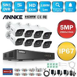 Annke 4k Ultra Hd 5mp/8mp Cctv Security Camera System 8ch Dvr Home Outdoor 0-4 To