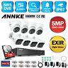 Annke 8ch 5mp H. 265+ Dvr Ir Cut Home Extérieur Cctv Pir Camera Security System 1 To