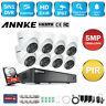 Annke 8ch H. 265+ Dvr 5mp Sécurité Ip67 Dome Caméra Home Night Vision System Us