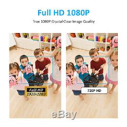 Anran 1080p Home Security Système De Caméra Sans Fil Extérieur 8ch 1tb Disque Dur Cctv