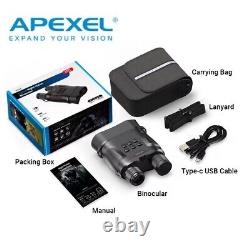 Apexel Digital Night Vision Jumelles Outdoor Infrared 1080p Camping De Chasse