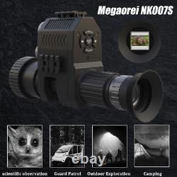 Appareil photo et caméra monoculaire à vision nocturne laser IR numérique HD 1080p/720p