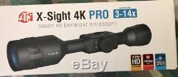 Atn 4k Pro X-sight 3-14x Ultra Numérique De Vision Nocturne + Torche Ir850
