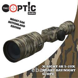 Atn Mossy Oak Bottomland X-sight 4k Pro 5-20x Smart Day/night Rifle Portée