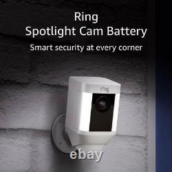 Bague Spotlight Cam Batterie Hd Caméra De Sécurité Avec 2-way Construit Talk Et Siren