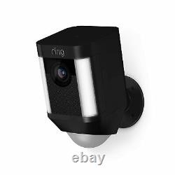 Bague Spotlight Cam Filé 1080 Hd Spotlight Intégré Siren Alarme Alexa