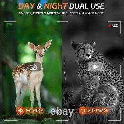 Binoculaires de vision nocturne numérique Full HD lunettes infrarouges chasse obscurité totale