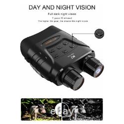 Binoculaires de vision nocturne numérique Full HD lunettes infrarouges chasse obscurité totale