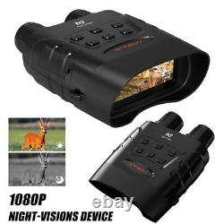 Binoculaires de vision nocturne numérique Full HD lunettes infrarouges chasse obscurité totale
