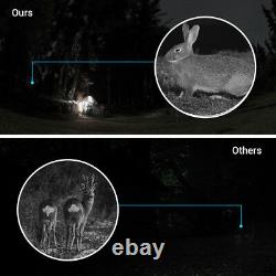 Boblov 16 Go 5x Digital 150yards Distance De Vision De Nuit En Monoculaire Foncé Complet