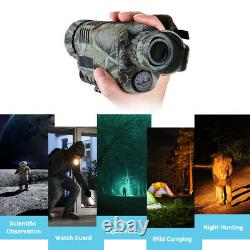 Boblov 5x40 Digital Infrared Night Vision Monocular Camera Camcorder Avec 8 Go 3d