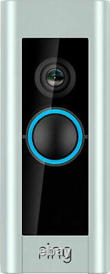 Brand New Ring Wifi Video Door Pro Bell Hardwired Doorbell Travailler Avec Alexa