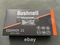 Bushnell Equinox Z2 6x50mm Vision De Nuit Numérique Monoculaire, Noir 260250 Nouveau