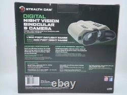 Cam Stealth Stc-dnvb Digital Night Vision Binocular & Camera Khaki Nouveau Scellé