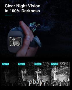 Caméra Vision De Nuit Numérique Monoculaire Avec Illuminateur Infrarouge Enregistrement Vidéo