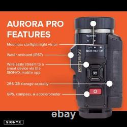 Caméra monoculaire de vision nocturne numérique couleur SiOnyx Aurora Pro avec WiFi et GPS