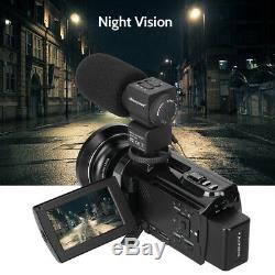 Caméscope Numérique Wifi 4k Hd Caméra Vidéo Grand Angle Nightvision 48mp 16x Zoom