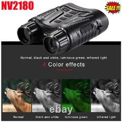 Caméscope binoculaire numérique de vision nocturne NV2180 IR avec prise de photos et vidéos et vision nocturne