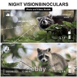 Caméscope binoculaire numérique de vision nocturne NV2180 IR avec prise de photos et vidéos et vision nocturne