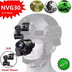 Casque NVG30 Monoculaire de vision nocturne à grande vue 40° 940nm IR WIFI numérique Starlight