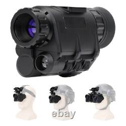 Casque NVG30 Monoculaire de vision nocturne à grande vue 40° 940nm IR WIFI numérique Starlight