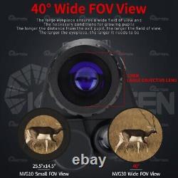 Casque NVG30 Vision nocturne Goggles 940nm Jumelles de vision nocturne numériques infrarouges