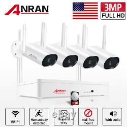 Cctv Home Security Camera System Wireless 1296p 8ch 1 To 5mp Nvr Outdoor Audio Ir