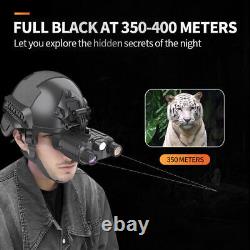 Chasse 36MP Lunettes de vision nocturne numériques Jumelles 4K HD Télescope pour casque