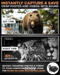 Creative Xp 850 Nm True Digital Night Vision Jumelles, 128 Go Black Elite
