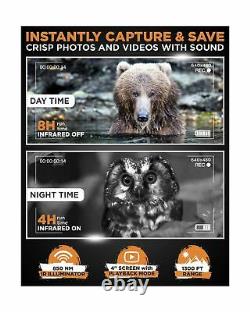 Creative Xp Binocular Digital Night Vision Infrarouge Glassowl Black 32 Go Sd Card