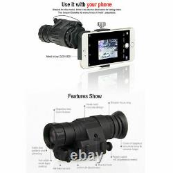 Digital Infrared Ir Hd 850mm 2x Mag Télescope De Vision De Nuit Tactique Monoculaire