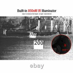 Digital Infrared Ir Hd 850mm 2x Mag Télescope De Vision De Nuit Tactique Monoculaire