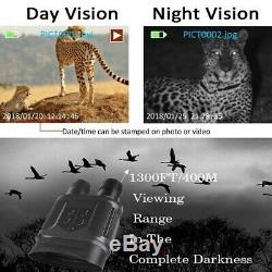 Digital Vision Nocturne Hunting Jumelles Caméra Infrarouge Et Caméscope 400 M / 1300ft