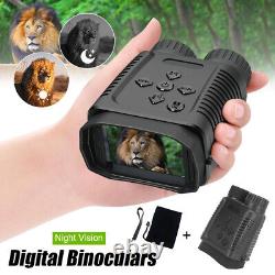 Digital Zoom Jumelles Objectif Infrarouge Hd 4x Jour/nuit Vision Gants Avec Caméra