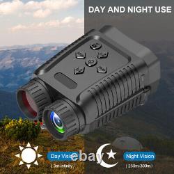Digital Zoom Jumelles Objectif Infrarouge Hd 4x Jour/nuit Vision Gants Avec Caméra
