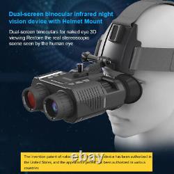 Gants De Vision De Nuit Binoculaires À Tête Montée 4x Hd Infrared Outdoor Pour La Chasse