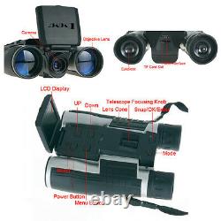 Hd 1080p 2'' Écran LCD Numérique Binoculaire 12x32 Zoom Portée Caméra De Télescope Dvr