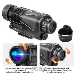 Hd 5x40 Infrared Night Vision Caméra Vidéo De Chasse Au Télescope Monoculaire Numérique